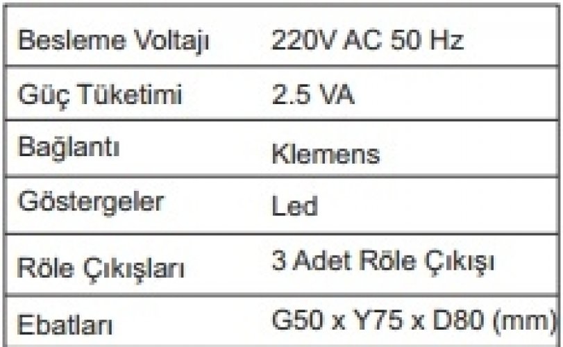 BULAŞIK MAKİNESİ RÖLESİ