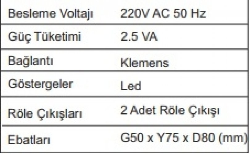 MOTOR SAĞ RÖLESİ